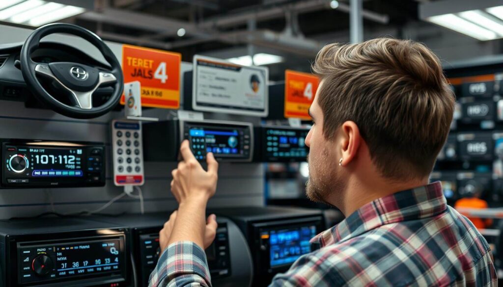 poste radio voiture commande au volant