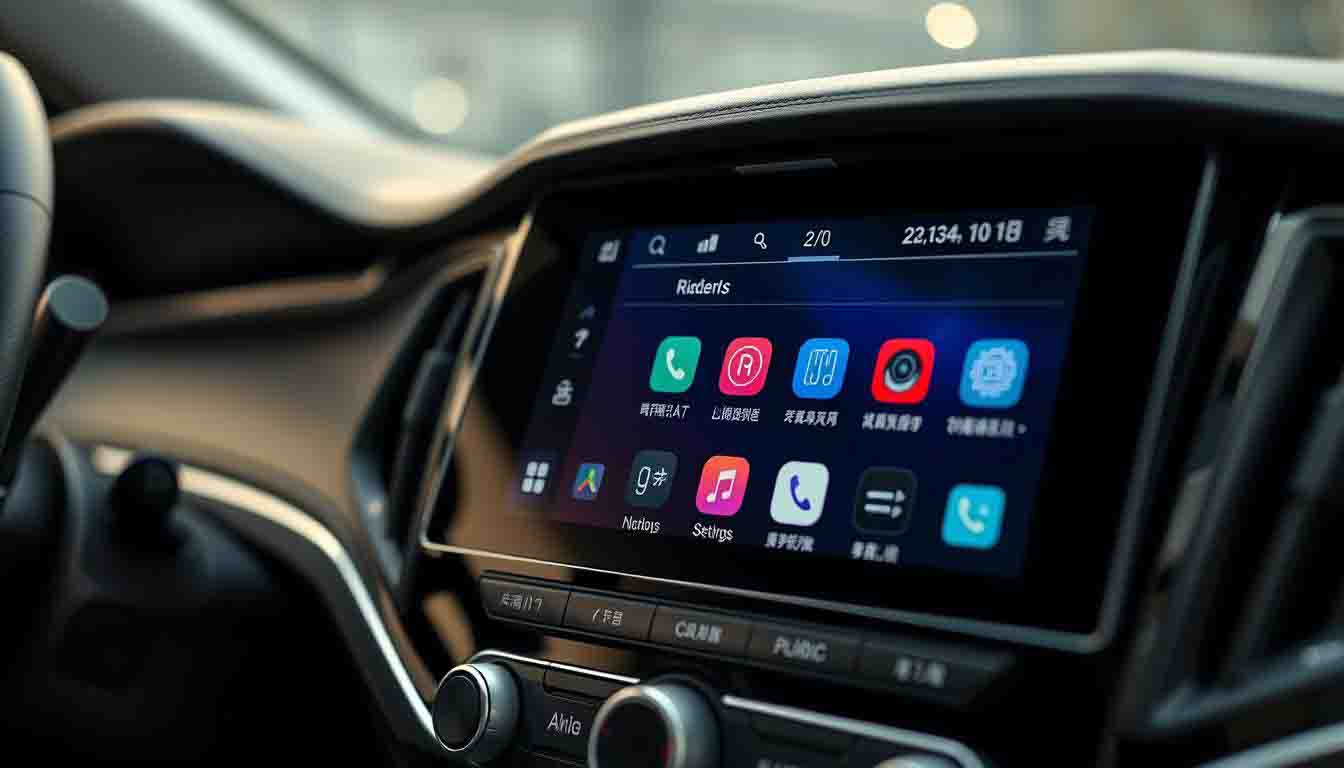 Autoradio chinois Android menu caché